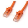 StarTech.com 2m Orange Gigabit Snagless RJ45 UTP Cat6 Patch Cable - 2 m Patch Cord