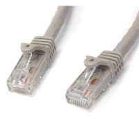 StarTech.com 1m Gray Gigabit Snagless RJ45 UTP Cat6 Patch Cable - 1 m Patch Cord