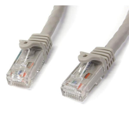StarTech.com 1m Gray Gigabit Snagless RJ45 UTP Cat6 Patch Cable - 1 m Patch Cord