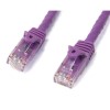 StarTech.com 2m Purple Gigabit Snagless RJ45 UTP Cat6 Patch Cable - 2 m Patch Cord