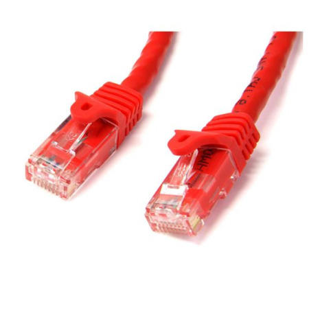 StarTech.com 50 ft Red Gigabit Snagless RJ45 UTP Cat6 Patch Cable - 50ft Patch Cord
