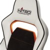 Nitro Concepts E220 Evo Series Gaming Chair - White/Orange