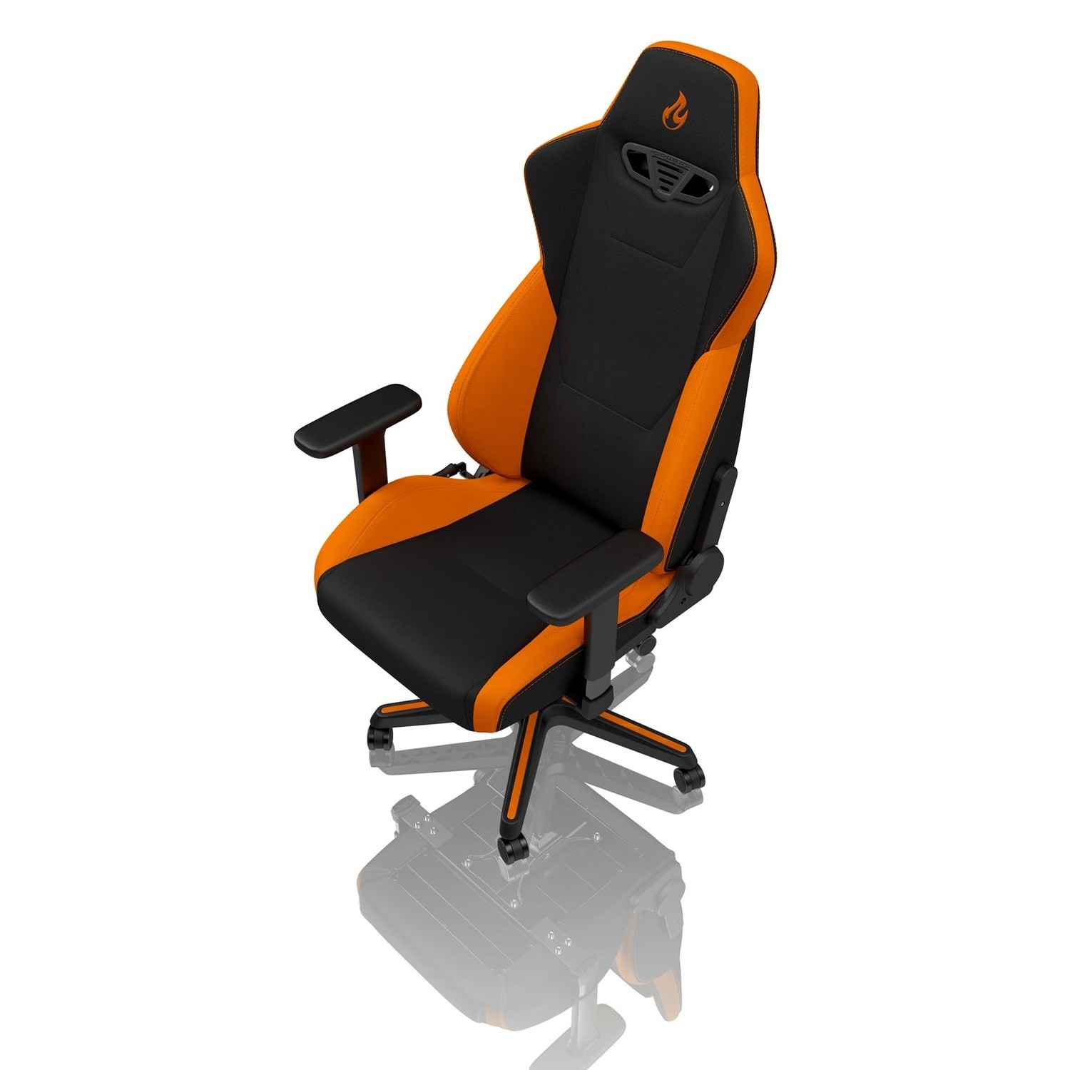 Nitro Concepts S300 Fabric Gaming Chair In Horizon Orange Laptops Direct