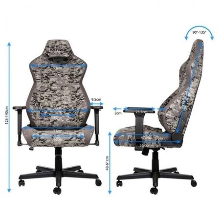 Nitro Concepts S300 Fabric Gaming Chair - Urban Camo