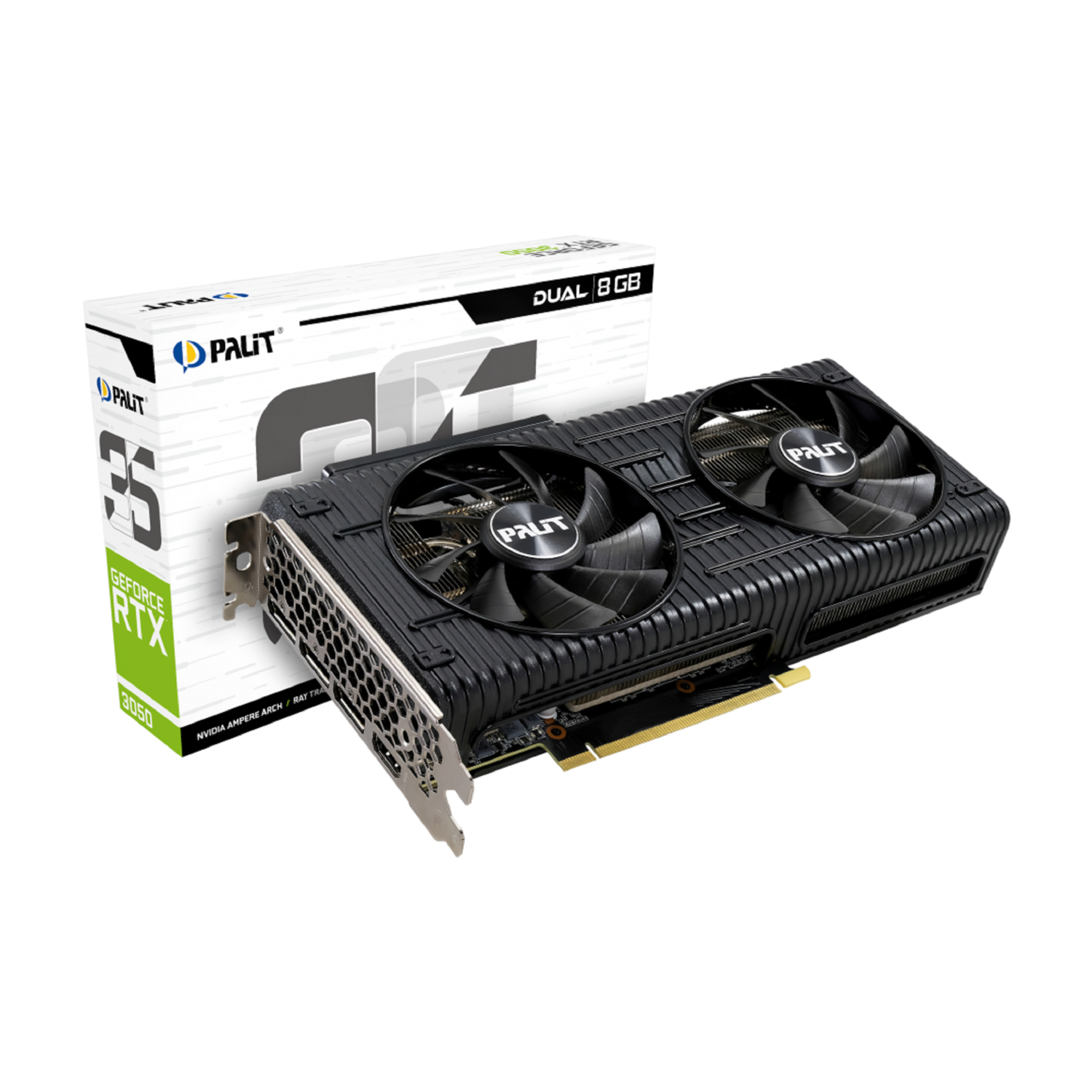 PALIT GeForce RTX 3050 8GB Palit GeForce RTX 3050 Dual 8GB GPU