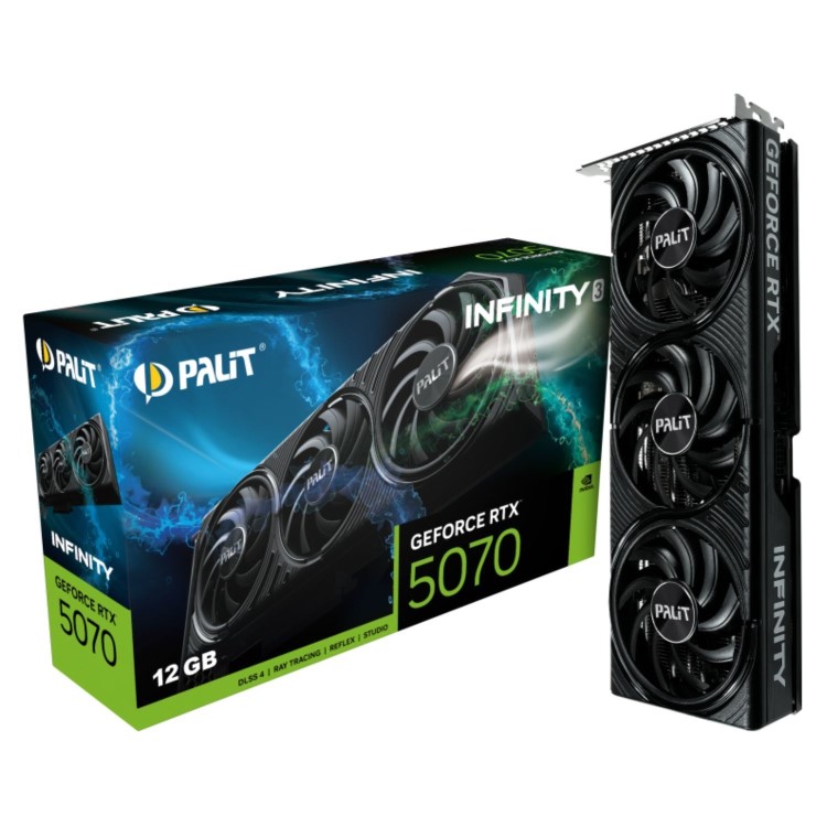Palit GeForce RTX 5070 Infinity 3 12GB GDDR7 Graphics Card