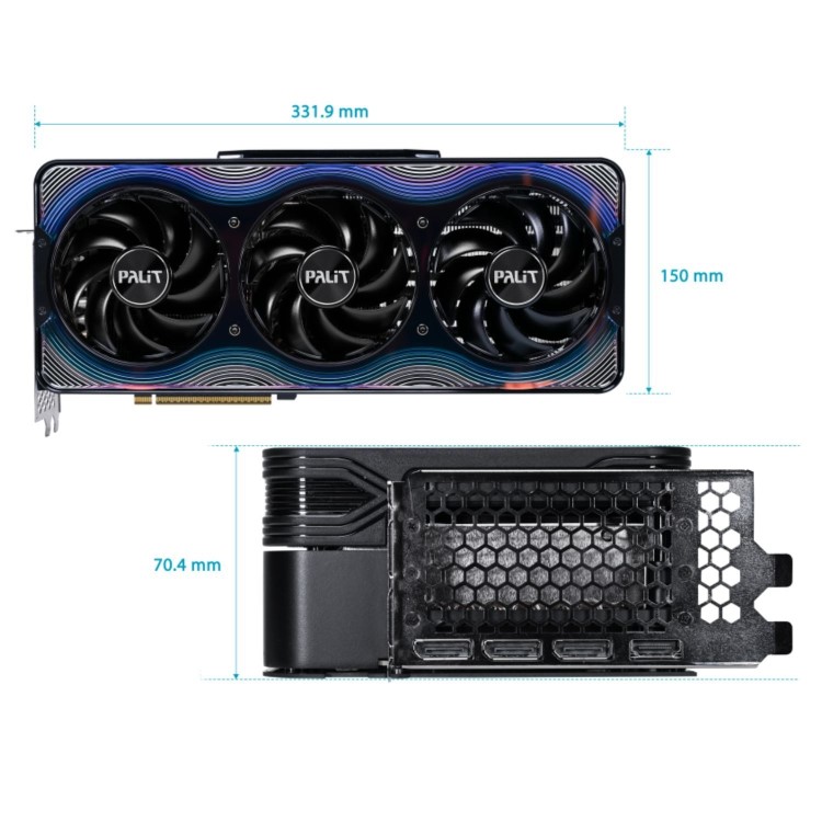Palit GeForce RTX 5070 Ti GameRock OC 16GB GDDR7 Graphics Card