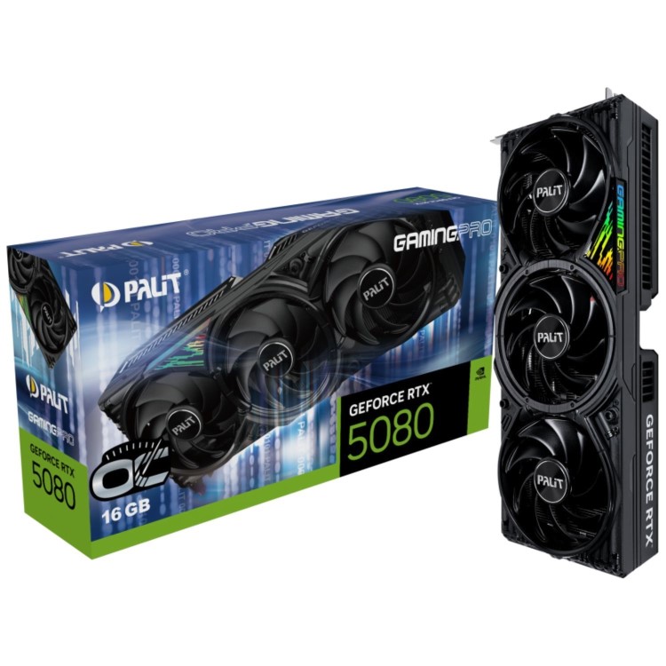 Palit GeForce RTX 5080 GamingPro OC 16GB GDDR7 Graphics Card