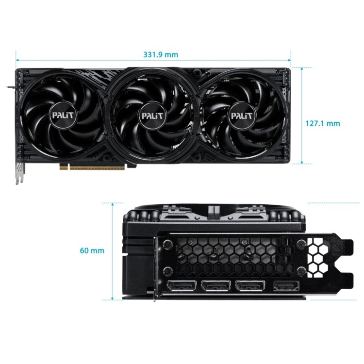 Palit GeForce RTX 5080 GamingPro OC 16GB GDDR7 Graphics Card