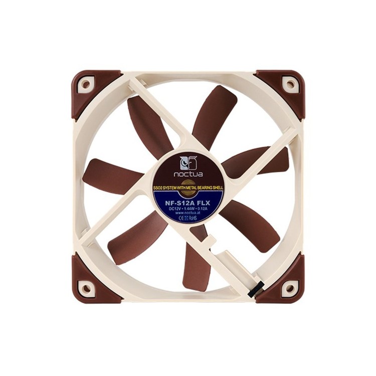 Noctua NF-S12A FLX Ultra Quiet 120mm Flexible Cooling Fan