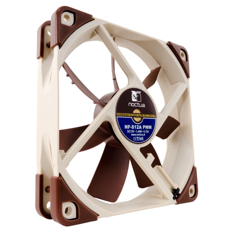 Noctua NF-S12A PWM Ultra Quiet 120mm PWM Cooling Fan