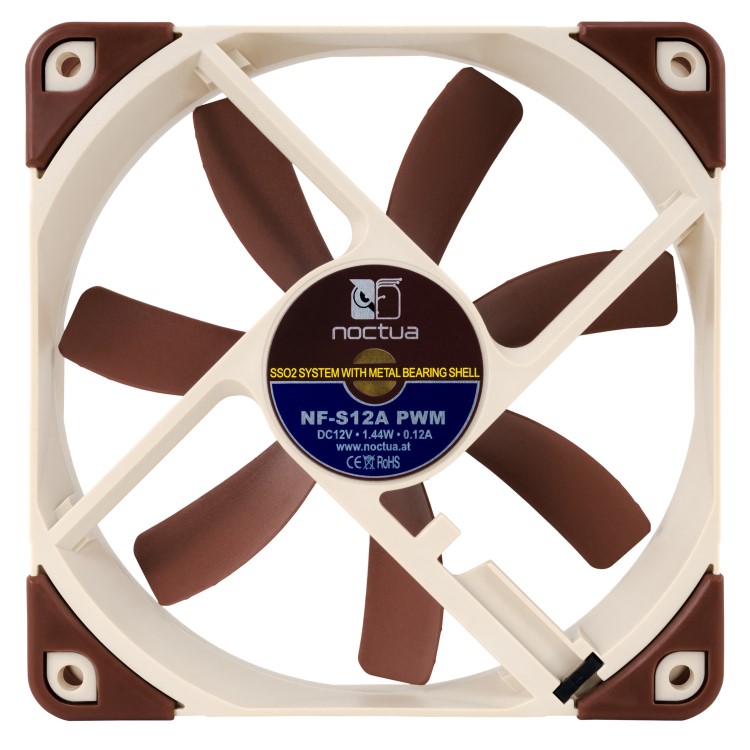Noctua NF-S12A PWM Ultra Quiet 120mm PWM Cooling Fan