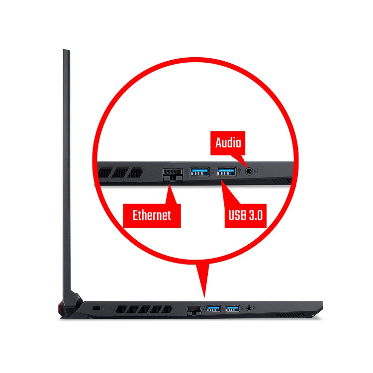 Refurbished Acer Nitro AN515-55-56S8 Core i5-10300H 8GB 512GB GTX 1660Ti 15.6 Inch Windows 10 Gaming Laptop