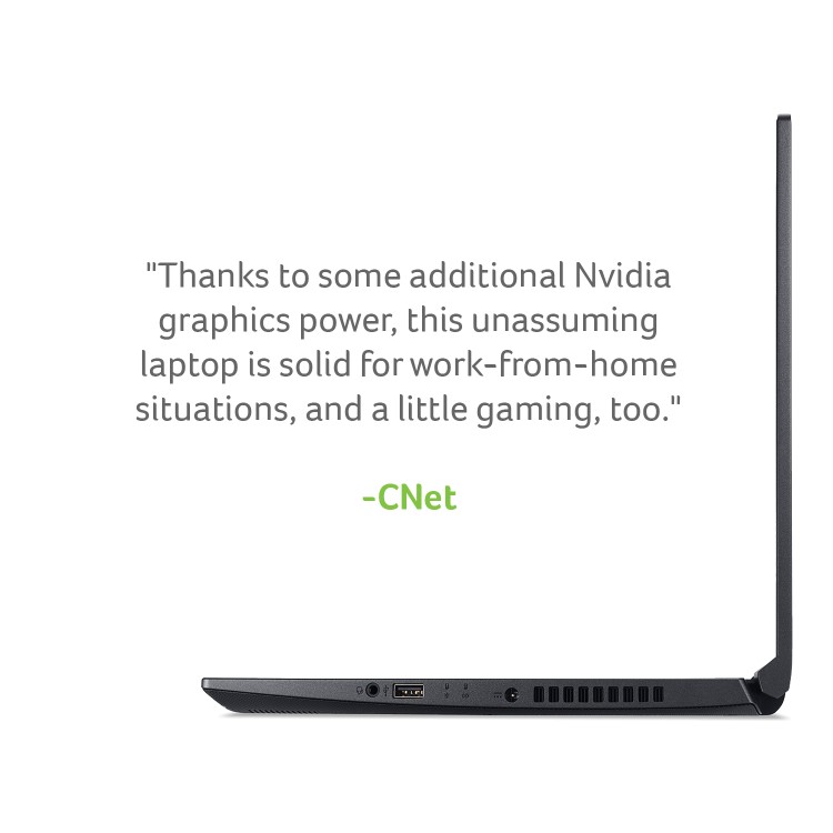Acer Aspire 7 A715-75G Core i5-9300H 8GB 512GB SSD 15.6 Inch FHD GeForce GTX 1650Ti Windows 10 Gaming Laptop