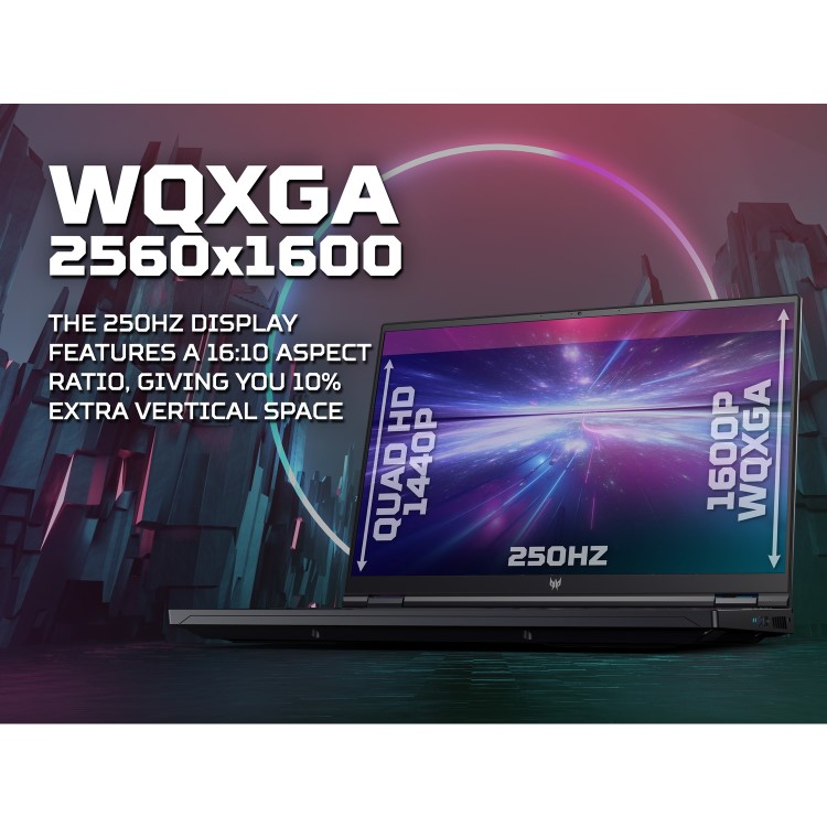 Acer Predator Helios 16 Intel Core i9 32GB 2TB GeForce RTX 4080 250Hz 16 Inch Windows 11 Gaming Laptop