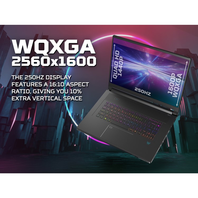 Acer Predator Triton 17 Intel Core i9 32GB RAM 2TB SSD RTX 4090 250Hz 17 Inch Windows 11 Gaming Laptop
