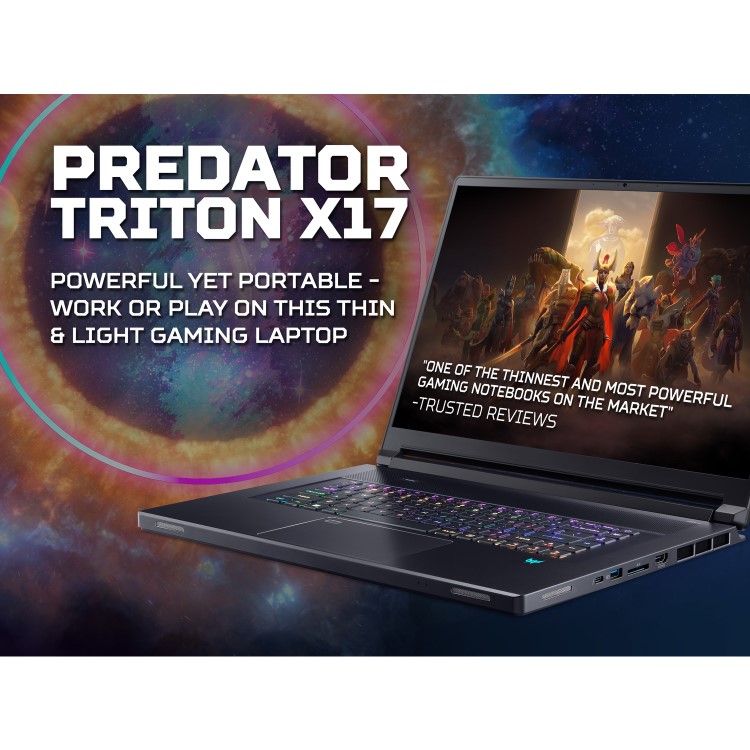 Acer Predator Triton 17 Intel Core i9 32GB RAM 2TB SSD RTX 4090 250Hz 17 Inch Windows 11 Gaming Laptop