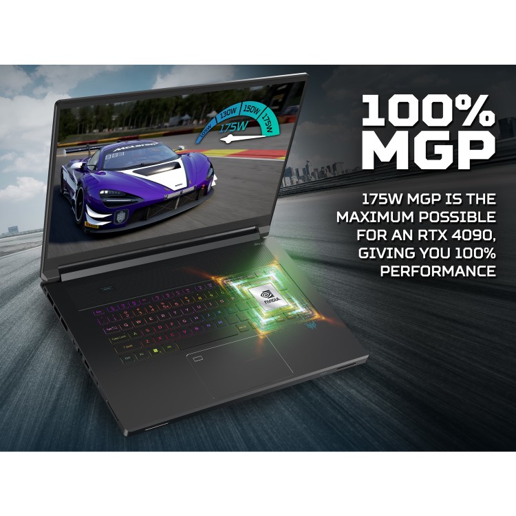 Acer Predator Triton 17 Intel Core i9 32GB RAM 2TB SSD RTX 4090 250Hz 17 Inch Windows 11 Gaming Laptop