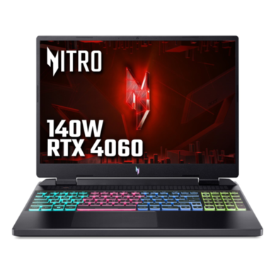 Acer Nitro 16 AN16-41 AMD Ryzen 7 16GB 1TB RTX 4060 165Hz 16 Inch Windows 11 Gaming Laptop
