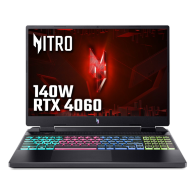 Acer Nitro 16 Ryzen 7 7735HS 16GB 1TB RTX 4060 165Hz 16 Inch Gaming Laptop