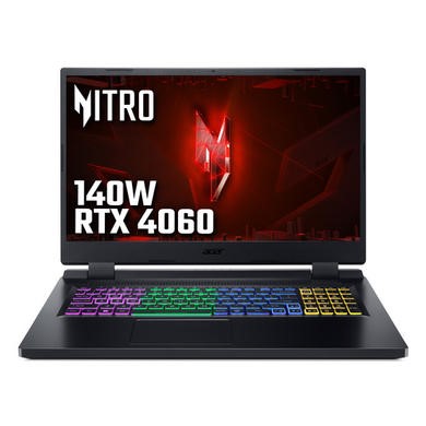 Refurbished Acer Nitro 5 Core i7-12650H 16GB 1TB RTX 4060 144Hz 17.3 Inch Gaming Laptop