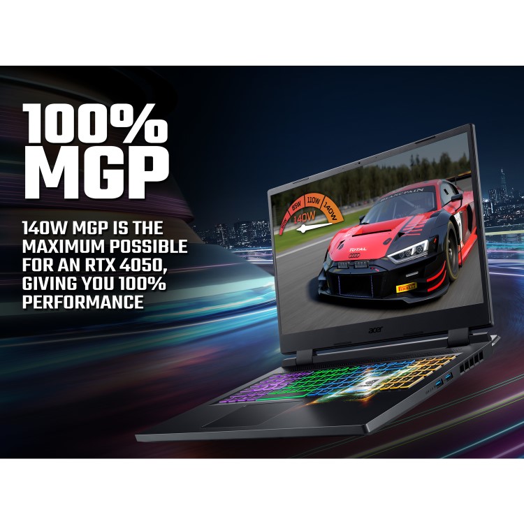 Acer Nitro 5 Intel Core i7 16GB 1TB RTX 4050 144Hz 17.3 Inch Windows 11 Gaming Laptop