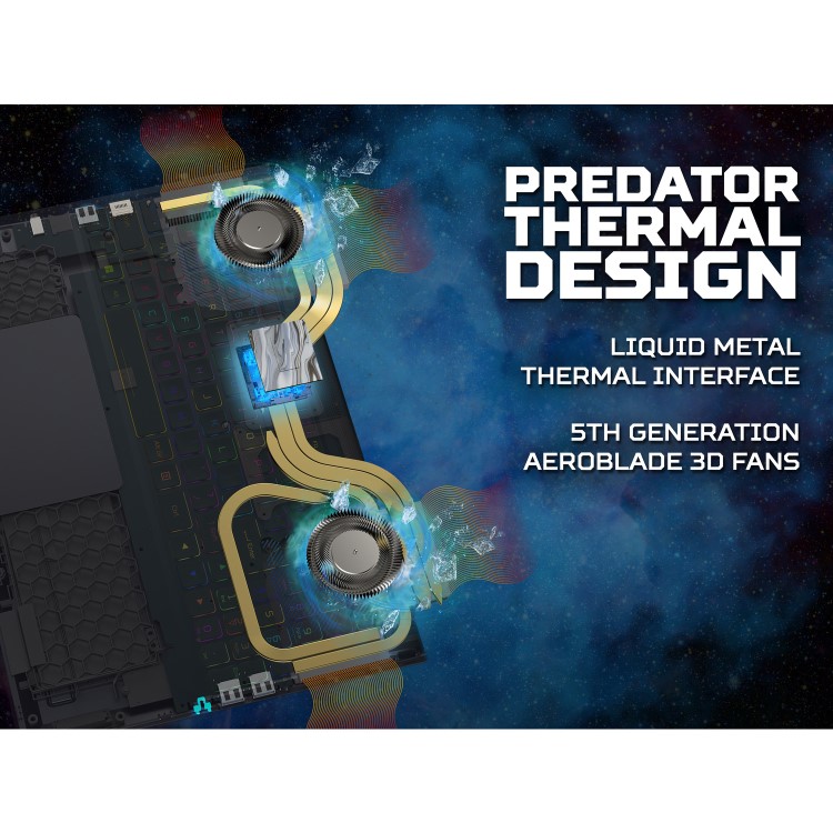 Acer Predator Helios Neo 16 PHN16-71 Intel Core i9 16GB 1TB RTX 4070 165Hz WQXGA Windows 11 Gaming Laptop