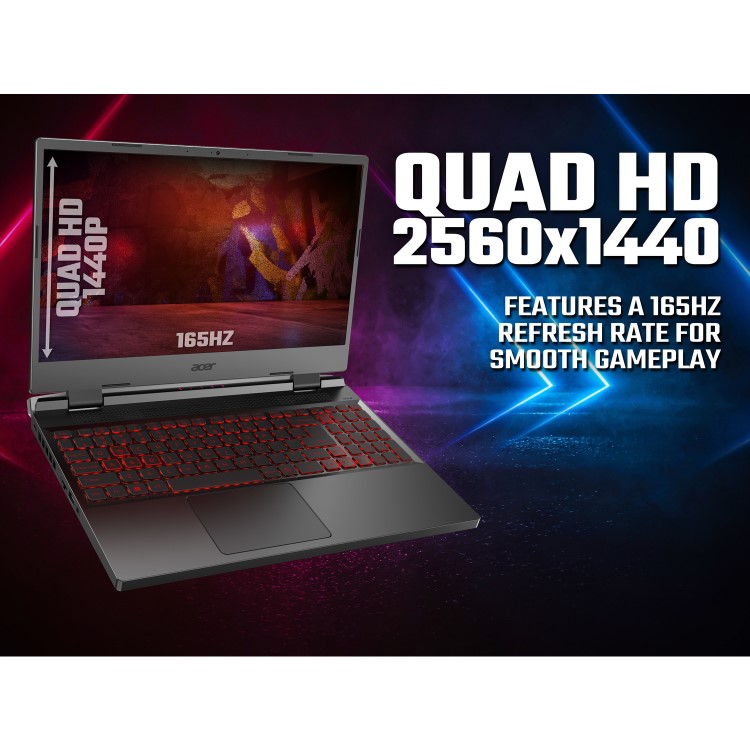 Acer Nitro 5 AN515-58 Intel Core i7 16GB iTB RTX 4060 165HZ QHD 15.6 Inch Windows 11 Gaming Laptop