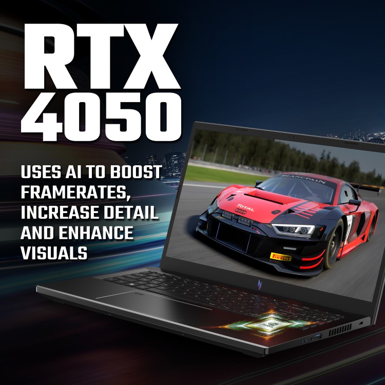 Acer Nitro V 15 Intel Core i7 16GB RAM 512GB SSD RTX 4050 144Hz 15.6 Inch Windows 11 Gaming Laptop