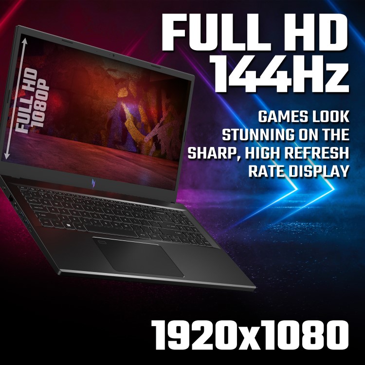 Acer Nitro V 15 Intel Core i7 16GB RAM 512GB SSD RTX 4050 144Hz 15.6 Inch Windows 11 Gaming Laptop