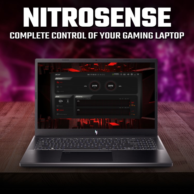Acer Nitro V 15 Intel Core i7 16GB RAM 512GB SSD RTX 4050 144Hz 15.6 Inch Windows 11 Gaming Laptop