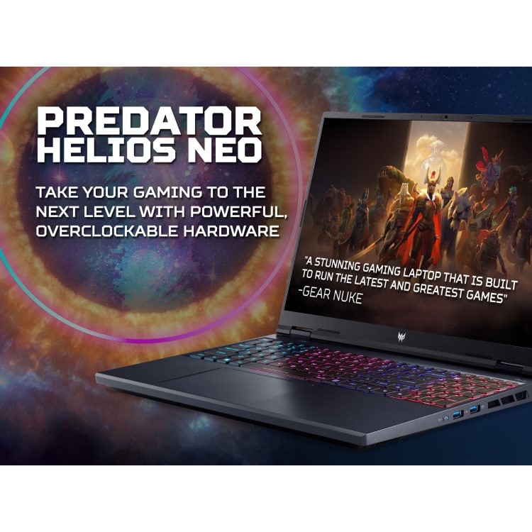Acer Predator Helios Neo 16 Intel Core i9 16GB RAM 1TB SSD RTX 4070 240Hz 16 Inch Windows 11 Gaming Laptop