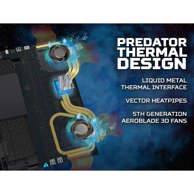 Acer Predator Helios Neo 16 Intel Core i9 16GB RAM 1TB SSD RTX 4070 240Hz 16 Inch Windows 11 Gaming Laptop