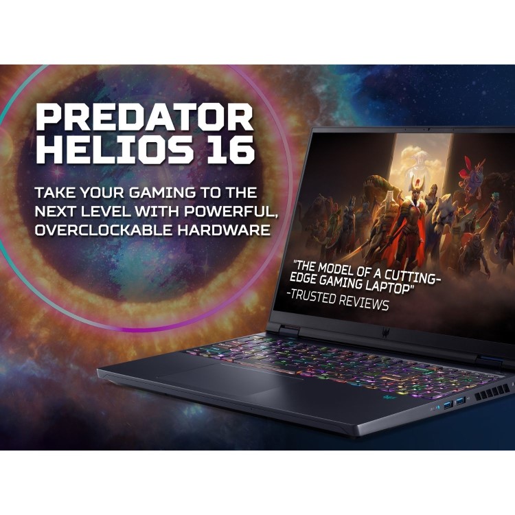 Acer Predator Helios 16 Intel Core i9 16GB RAM 1TB SSD RTX 4070 240Hz 16 Inch Windows 11 Gaming Laptop