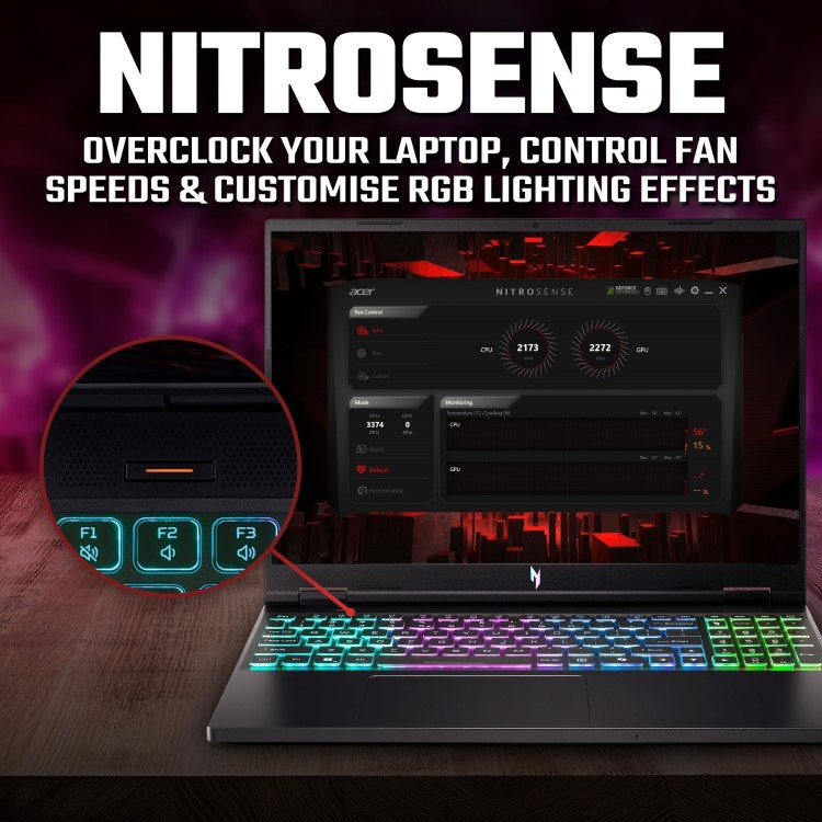 Acer Nitro 16 Intel Core i7 16GB RAM 1TB SSD RTX 4060 165Hz 16 Inch Windows 11 Home Gaming Laptop