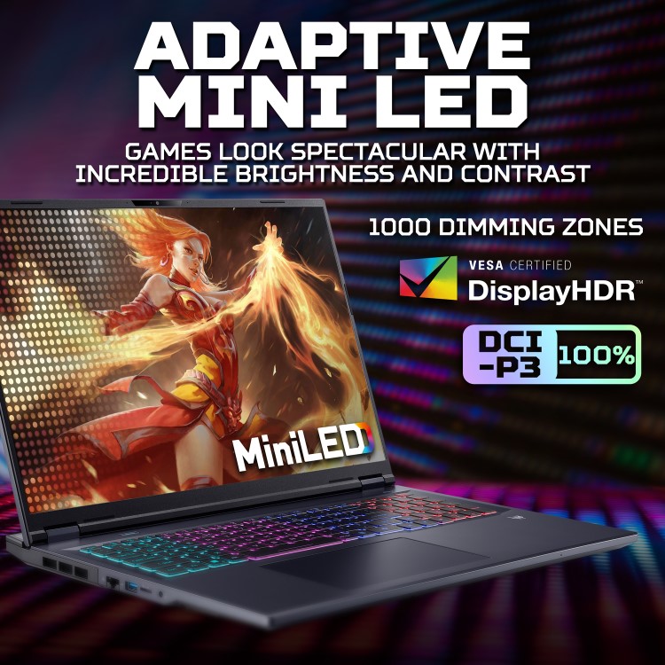 Acer Predator Helios NEO 18 Intel Core Ultra 9 32GB RAM 2TB SSD RTX 5070 Ti 250Hz 18 Inch Windows 11 Gaming Laptop