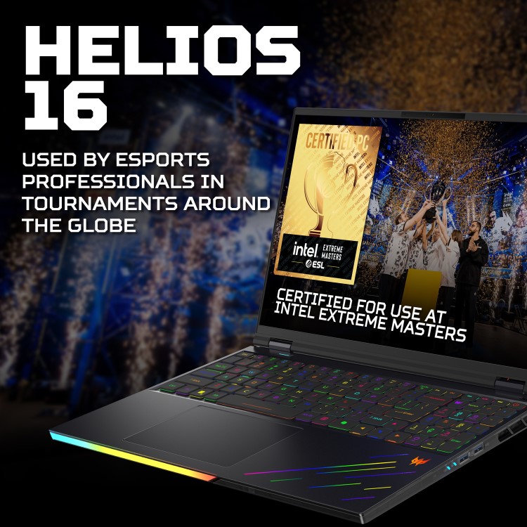Acer Predator Helios 16 Intel Core Ultra 9 64GB RAM 1TB SSD RTX 5090 240Hz 16 Inch Windows 11 Gaming Laptop