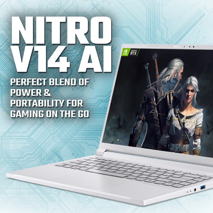 Acer Nitro V AMD Ryzen AI 7 32GB RAM 1TB SSD RTX 5060 165Hz 14.5 Inch Windows 11 Gaming Laptop