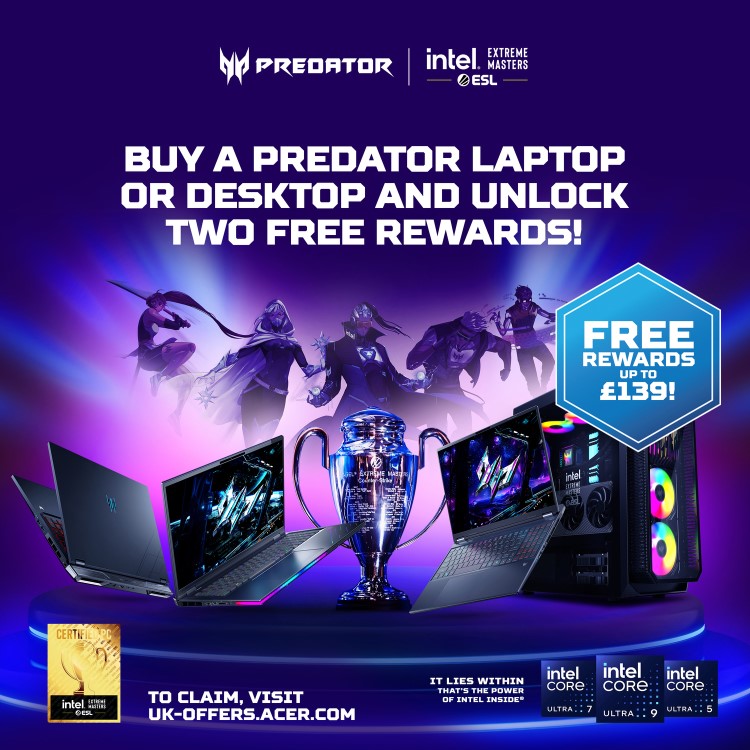 Acer Predator Intel Core Ultra 9 32GB RAM 1TB SSD RTX 5070 Ti 240Hz 16 Inch Windows 11 Gaming Laptop
