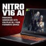 Acer Nitro V16 Ai AMD Ryzen 7 16GB RAM 1TB SSD GeForce RTX 5060 180Hz 16 Inch Windows 11 Gaming Laptop