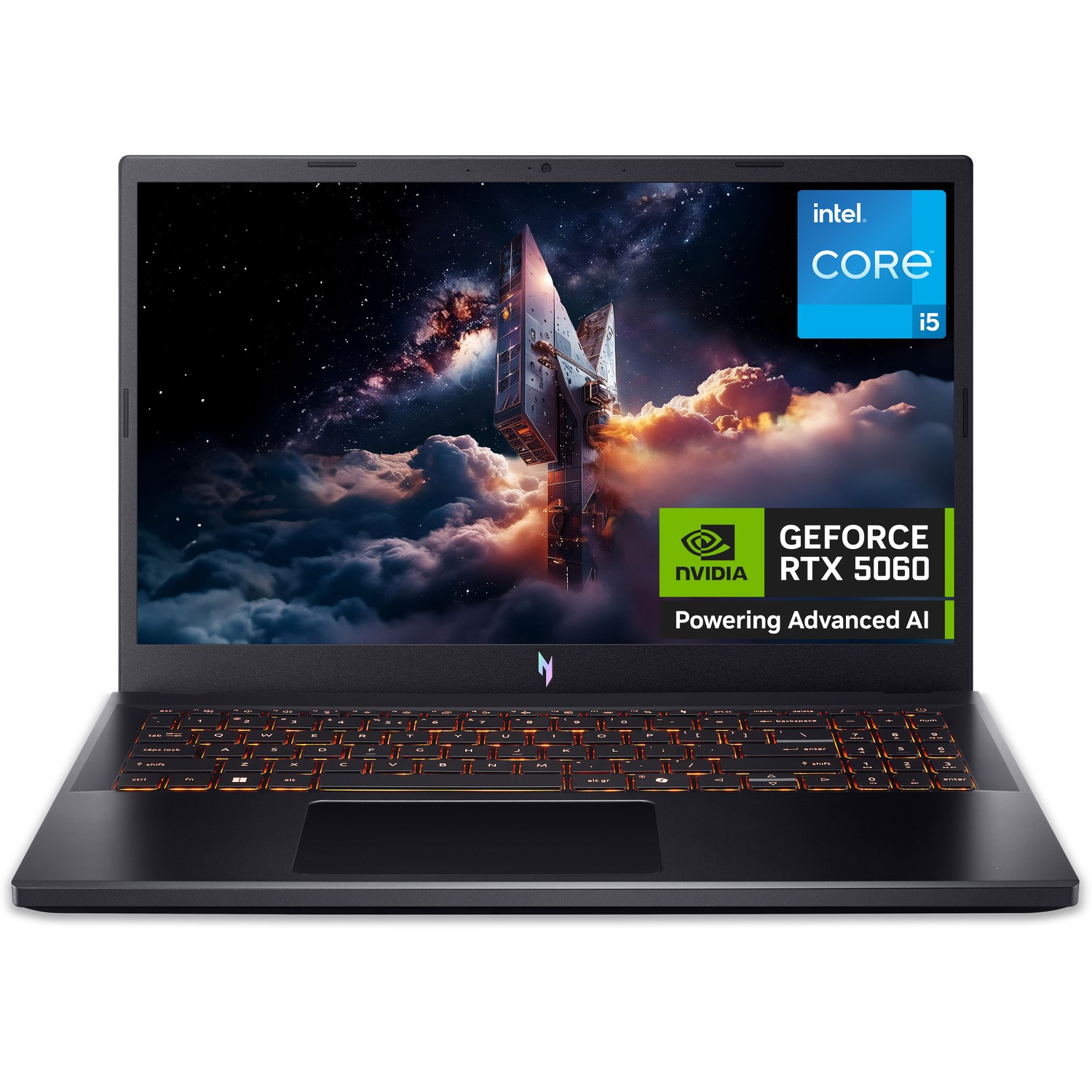 Acer Nitro V15 Intel Core I5 16GB RAM 1TB SSD RTX 5060 165Hz 15.6 Inch Windows 11 Gaming Laptop Black, Laptops Direct - NH.QZAEK.002