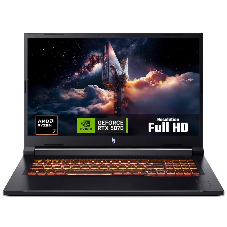 Acer Nitro V 17 AI ANV17-41-R7Q3 AMD Ryzen 7 16GB RAM 512GB SSD RTX 5070 144Hz 17.3 Inch Windows 11 Gaming Laptop