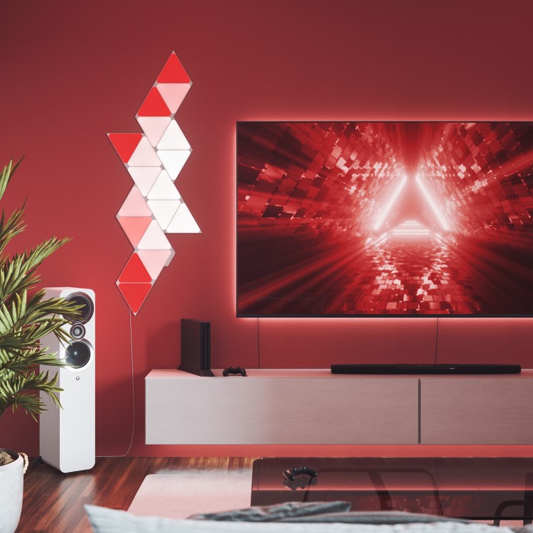 GRADE A1 - Nanoleaf Shapes Triangles Expansion - 3 Pack