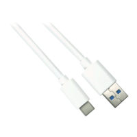 OEM 1 Meter USB-A 3.0 to USB-C 5Gbps Cable White