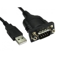 22CM BLACK USB AM - D9M RS232 PROLIFIC PL2303RA C/SET
