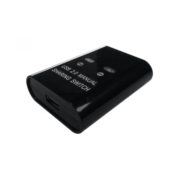 OEM Mini Switch Sharing Port 2 USB type B - 1 USB Type A Black