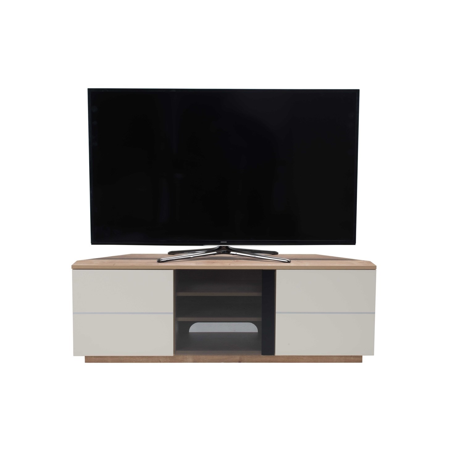 Uk Cf New Milan Tv Cabinet For Up To 65 Tvs Oak Cream Laptops