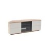 UK-CF New Milan TV Cabinet for up to 65" TVs - Oak/Cream