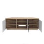 UK-CF New Milan TV Cabinet for up to 65" TVs - Oak/White 