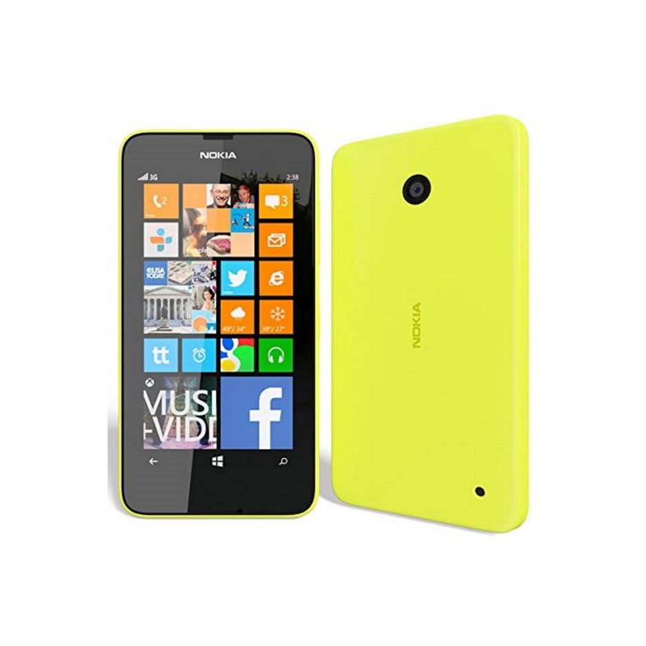 Nokia Lumia 630 Yellow 4.5" 8GB 3G Unlocked & SIM Free Laptops Direct